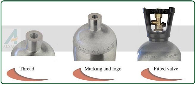 Manufacturer Standard Aluminum Gas Cylinder Sizes and Volumes