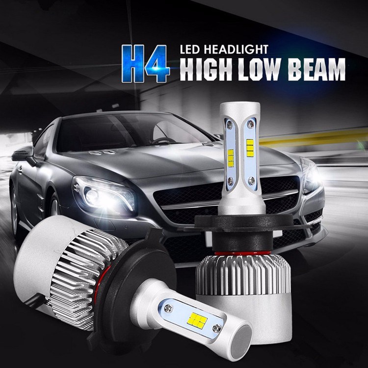 New Technology Fanless LED Headlight S2 9005 12 Months Warranty Fast Shipment