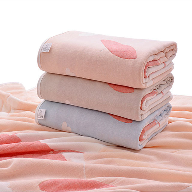 100% Cotton Gauze Jacquard Skin-Friendly Baby Towels