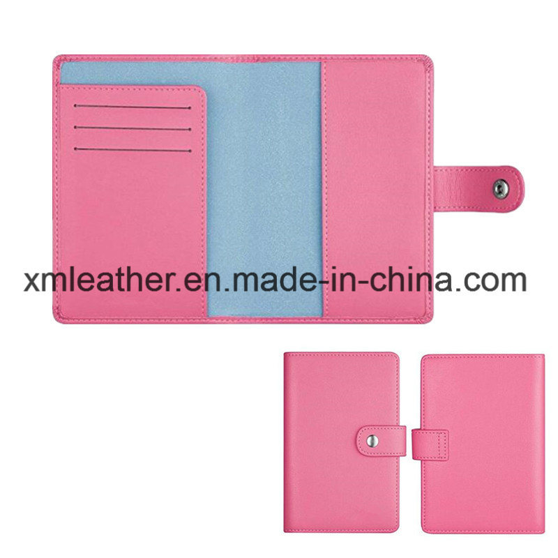 PU Leather Passport Case Cover Travel Ticket Holder Wallet