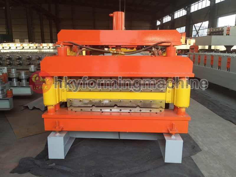 Double Metal Glazed Roof Roll Forming Machine