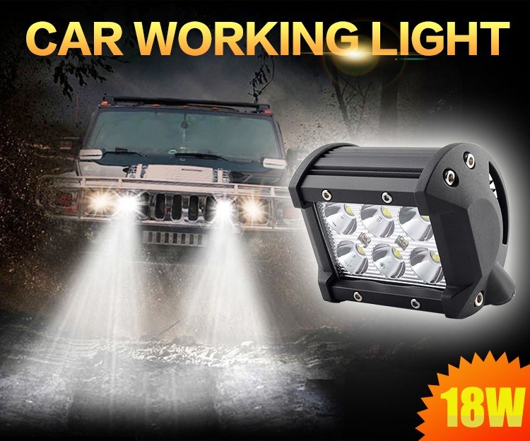 Double Row Long Stripes 6 PCS LED Quantity Car LED Light with Waterproof IP67 Car Working Light