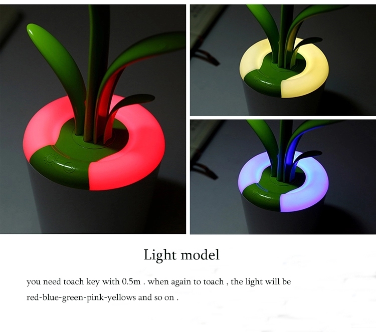 Creative USB Clivia Desk Lamp Eye Care USB LED Reading LED Lights