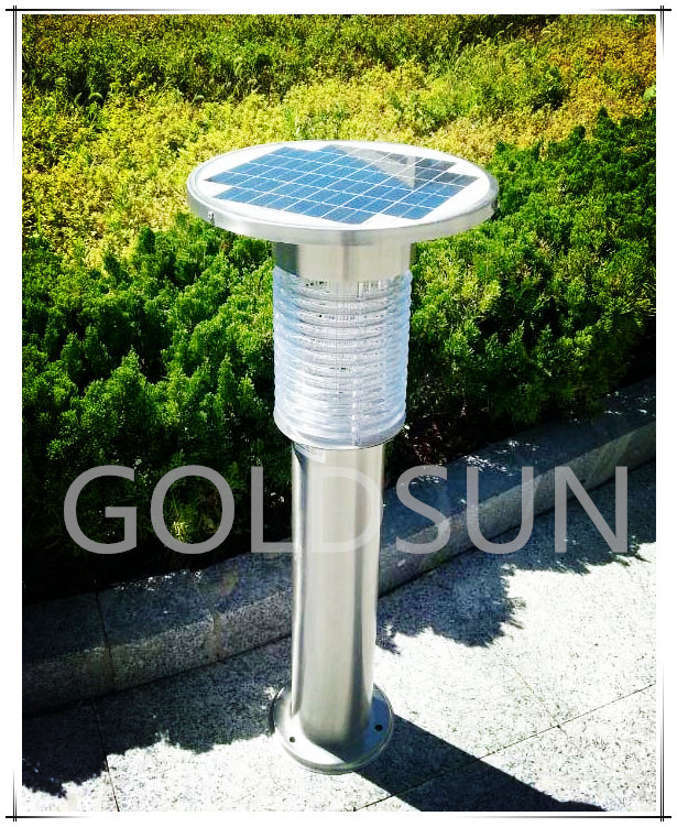 Stainless Steel Solar Mosquito Killer Lamp