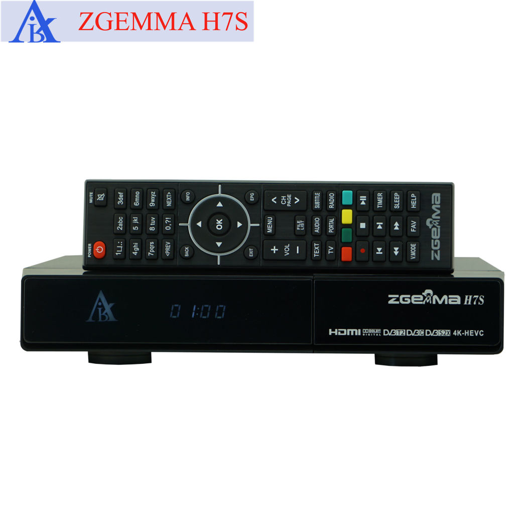 Zgemma H7s 4K Satellite Receiver with 2*DVB-S2X + DVB-T2/C Multistream Tuners