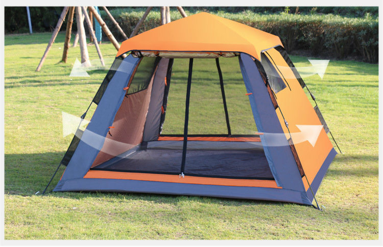 Full Automatic Speed Opening of Outside Family Tent