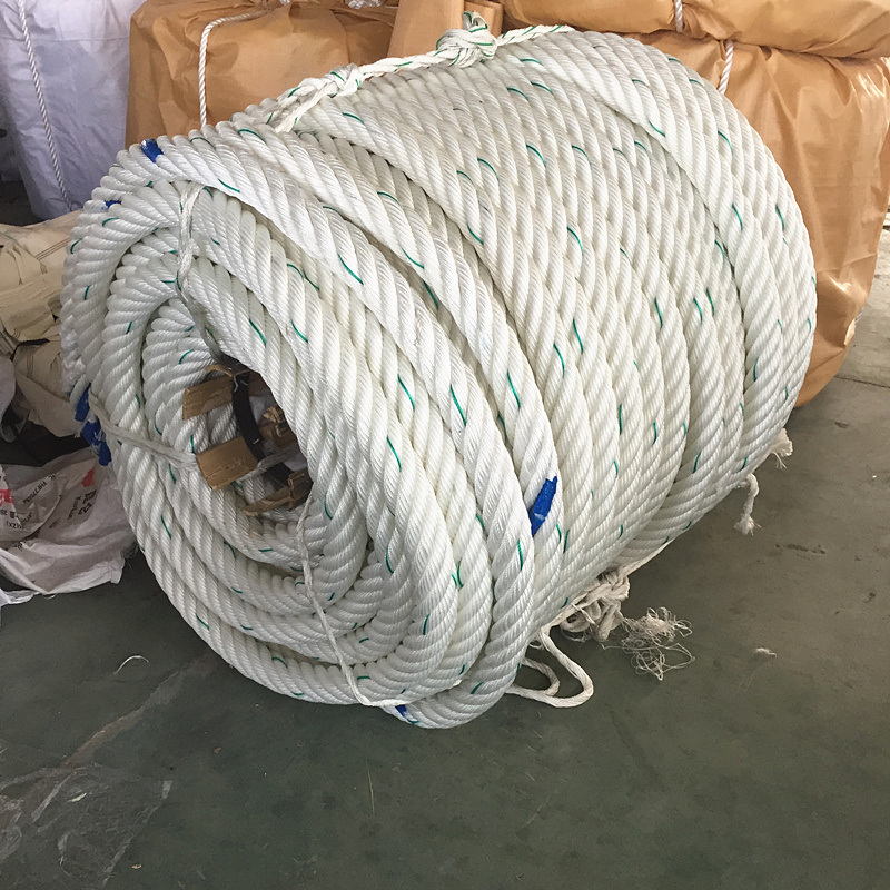 High Quality 66mm Nylon Single Filament 6-Ply Composite Rope Atlas Rope