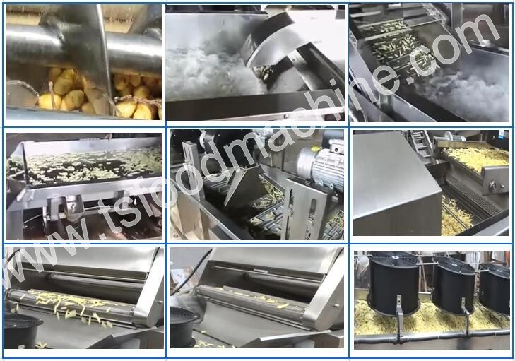 Automatic Fresh Potato Chips Cutting and Slicing Machine