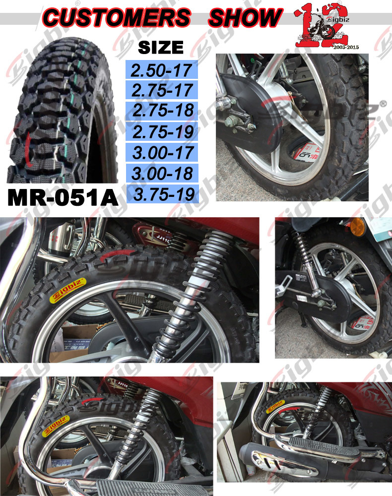 China Top Grade Moped Motorcycle Tire.