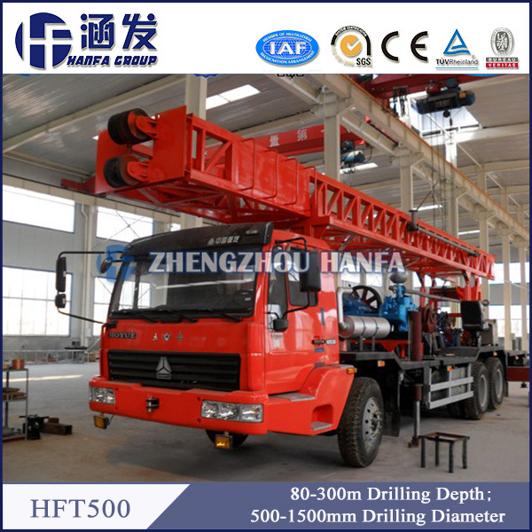 Truck Mounted Drilling Rig for Sale (HFT500)