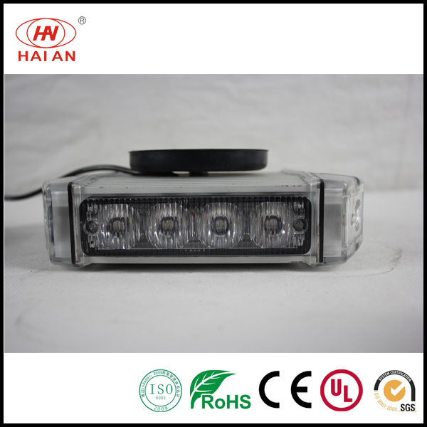 Ambulance Portable Head LED Warning Light Beacon/12V Strobe LED Mini Lightbar Caution Beacon