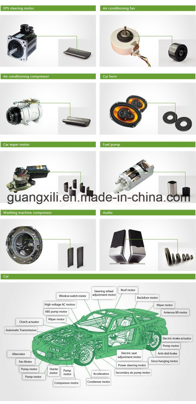 Industrial Use Permanent Ferrite Magnet with Customized