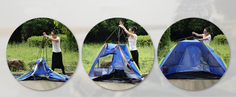 Waterproof Automatic Speed Open Family Travel Tent for Winter Fishing