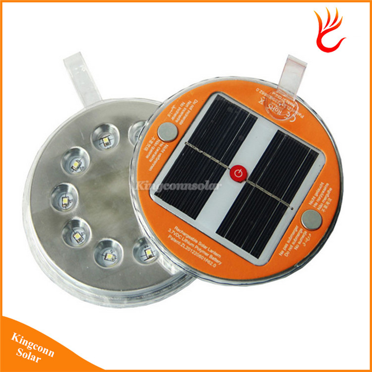 Portable Solar Lantern Light Rechargeable Foldable Inflatable Solar Lamp Camping Lantern