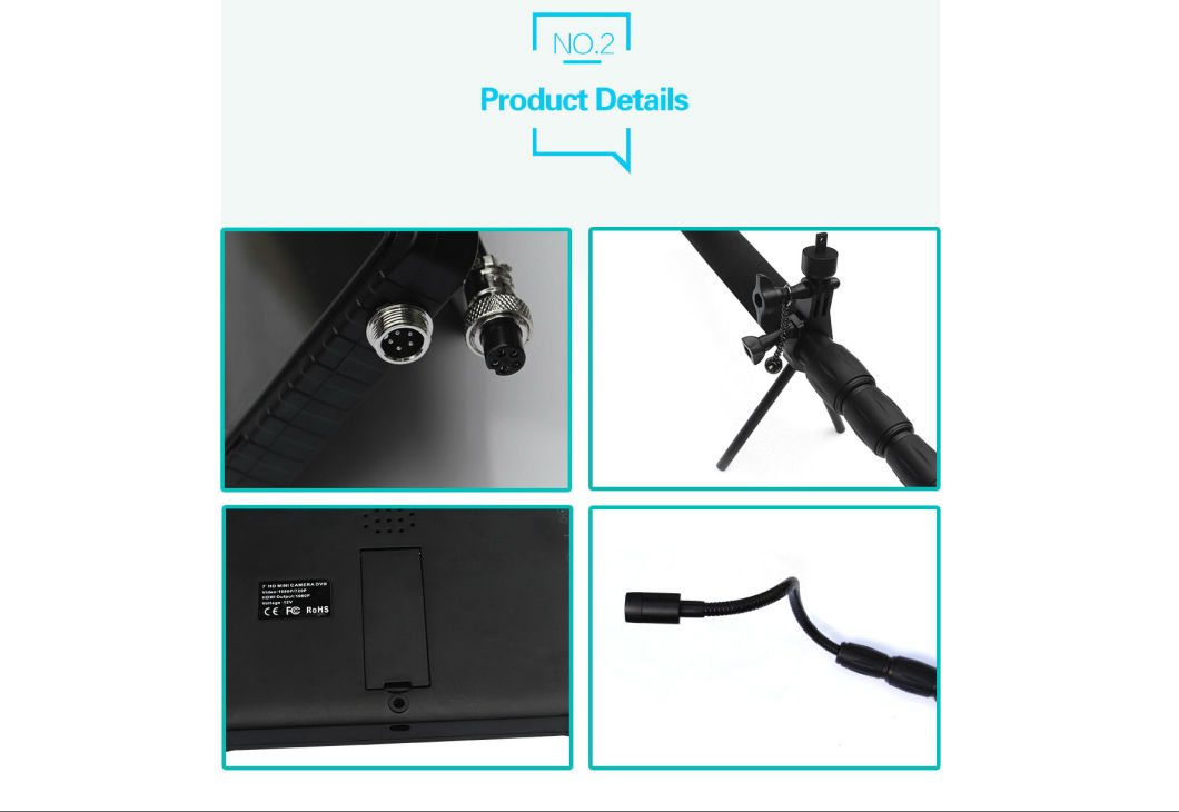 5MP HD Portable Under Vehicle Surveillance System with Two Digital Cameras (H2D-400)