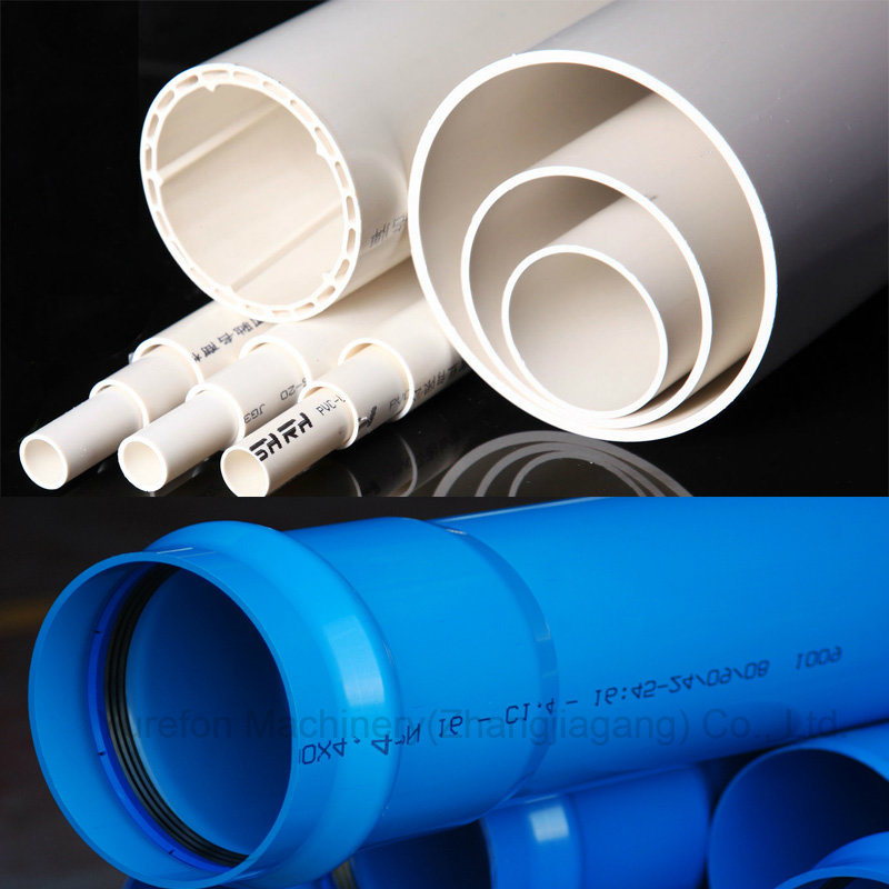 Plastic PVC Pipe Profile Sheet Granule Conical Twin-Screw Extruder