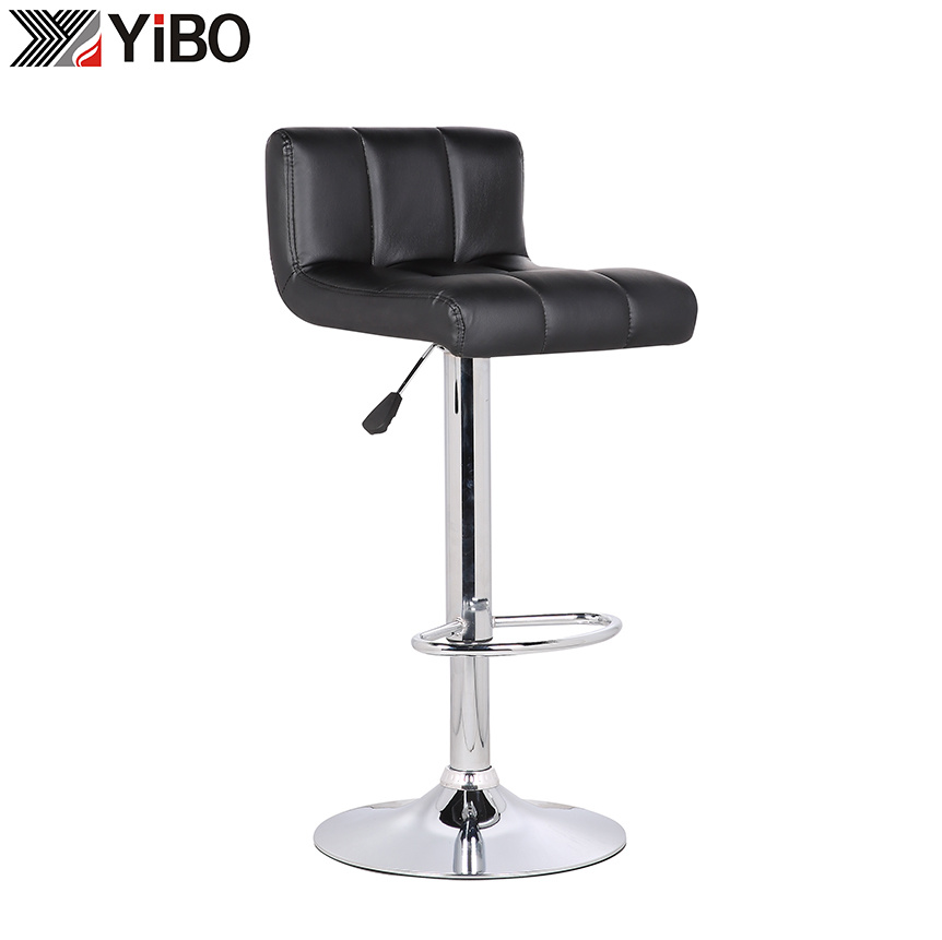 Hot Sale PU Leather High Chair Bar Stool with Back