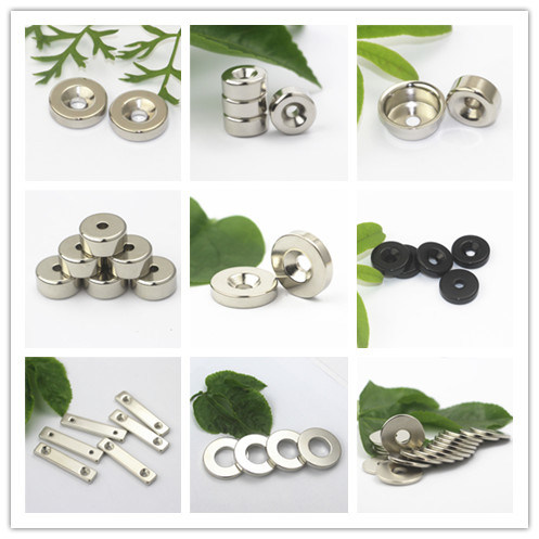 Ring Permanent Neodymium Magnet with Hole Nickel Coating