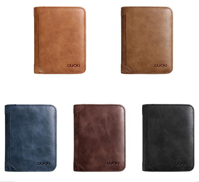 New Arrival Brown Men Leather Wallets for Travel