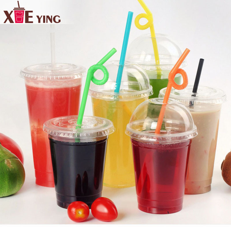 Transparent Plastic Cup Disposable Pet Cold Drink Plastic Cup