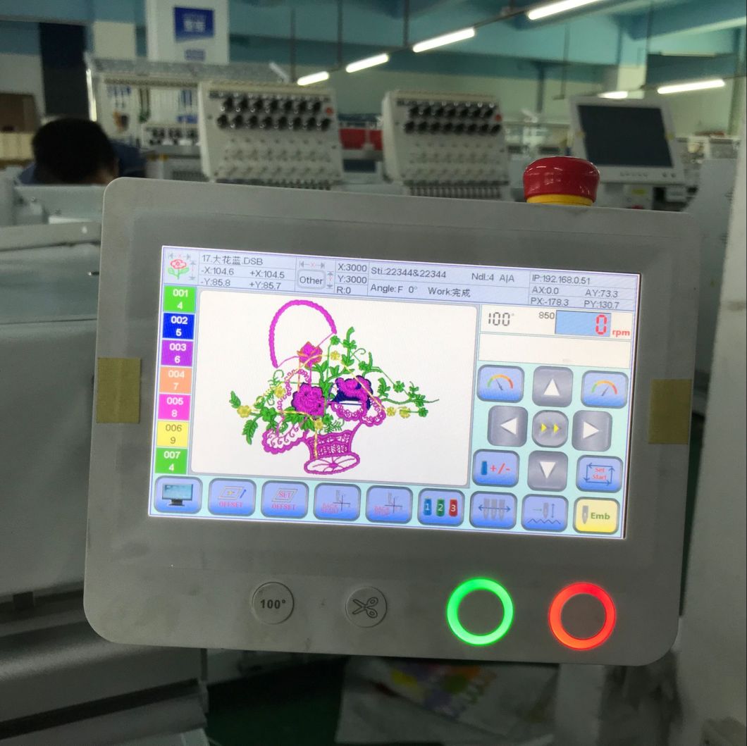 Wonyo Computerized One Head Used Barudan Embroidery Machine for Sale