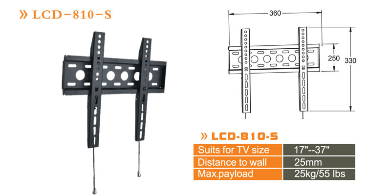 Swivel LED/LCD TV Mount Bracket /LCD -810-S