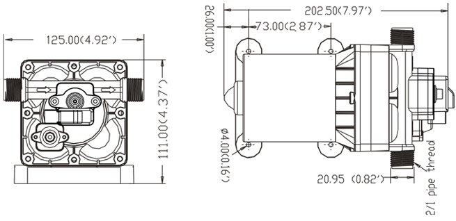 Seaflo 5.0 Gpm High Pressure Sea Water Pump