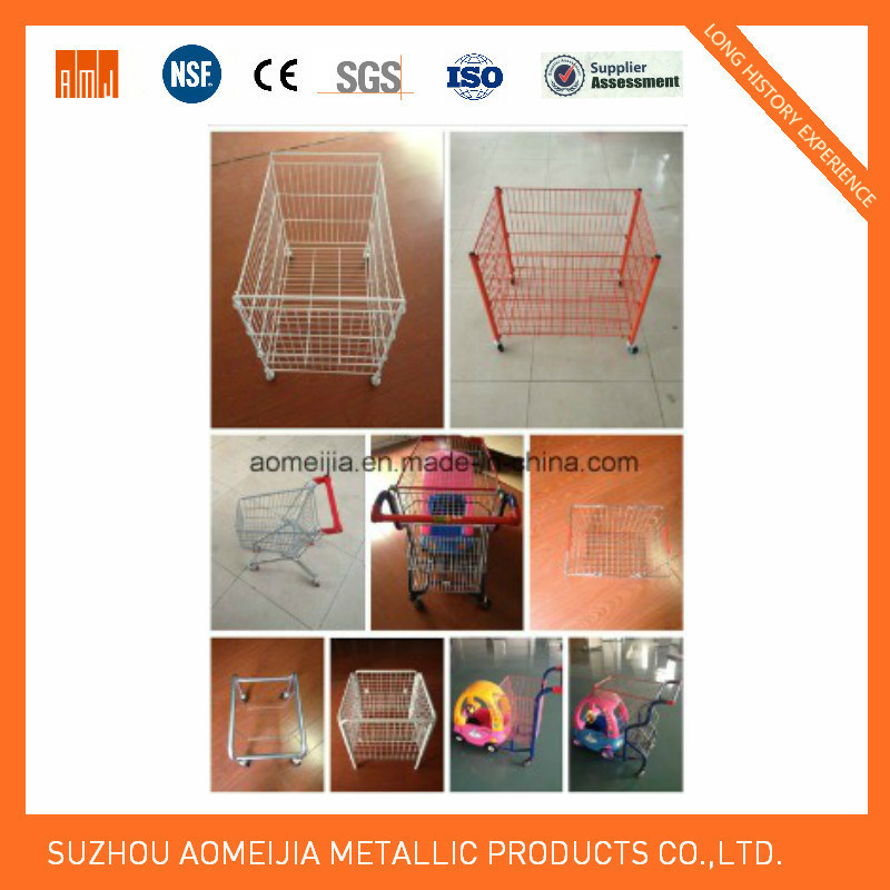 Factory Direct Steel Wire Mesh Container Used for Supermarket Display