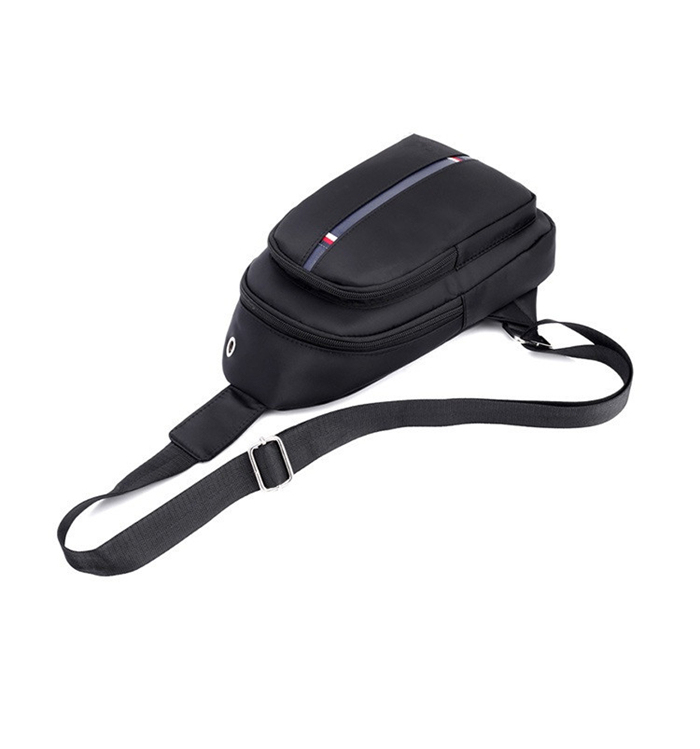Unisex Waterproof Nylon Shoulder Sling Bag, Outdoor Sport Travel Chest Bag Wholesale