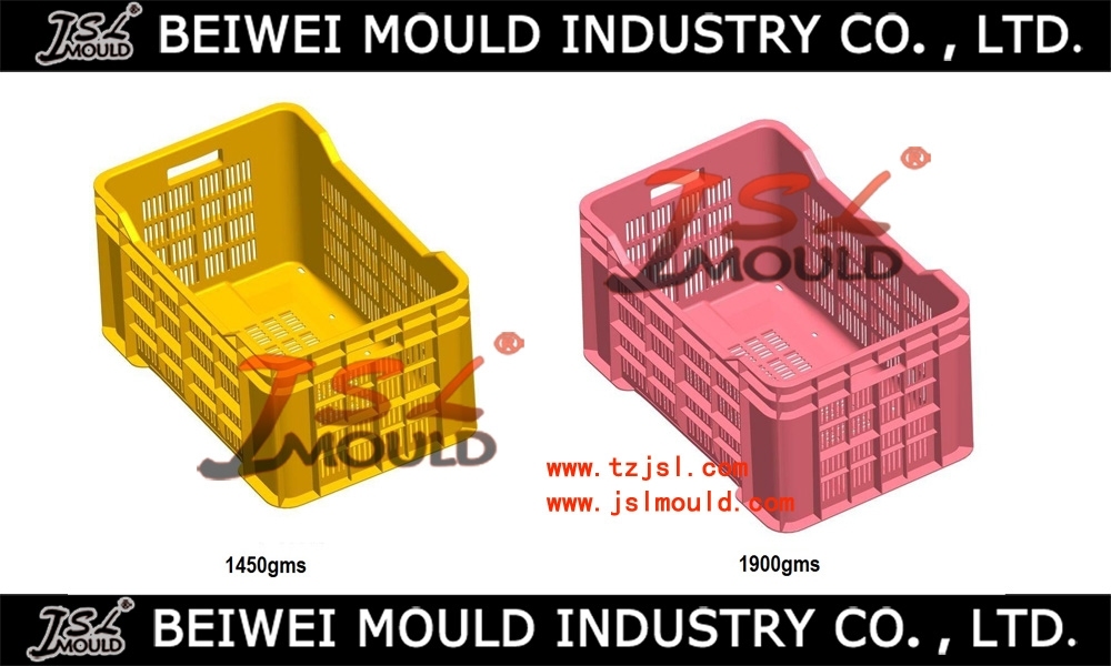 Customized Injection Plastic Crate Bin Mould for Storage