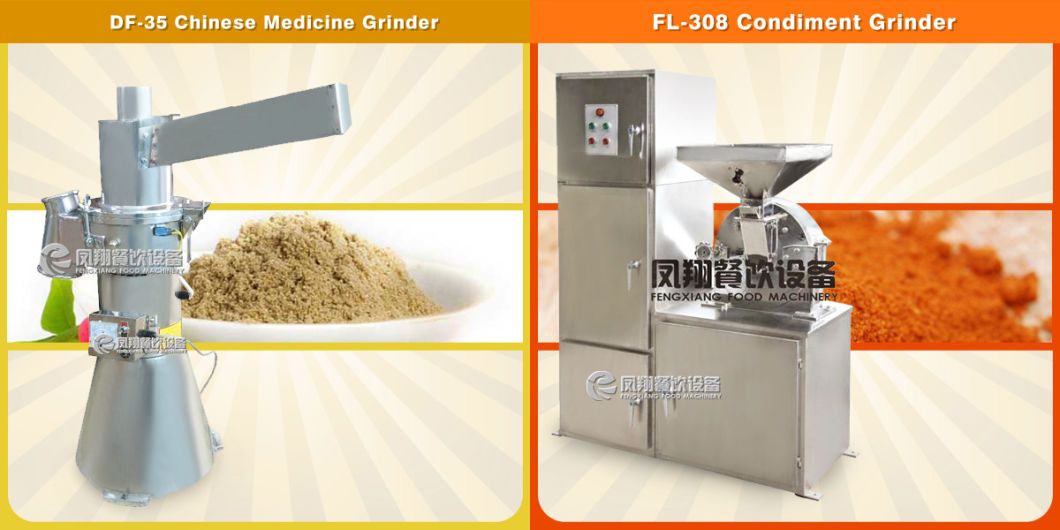 Industrial Vegetable Dry Food Powder Maker, Grain Corn Pepper Flour Grinding Machine