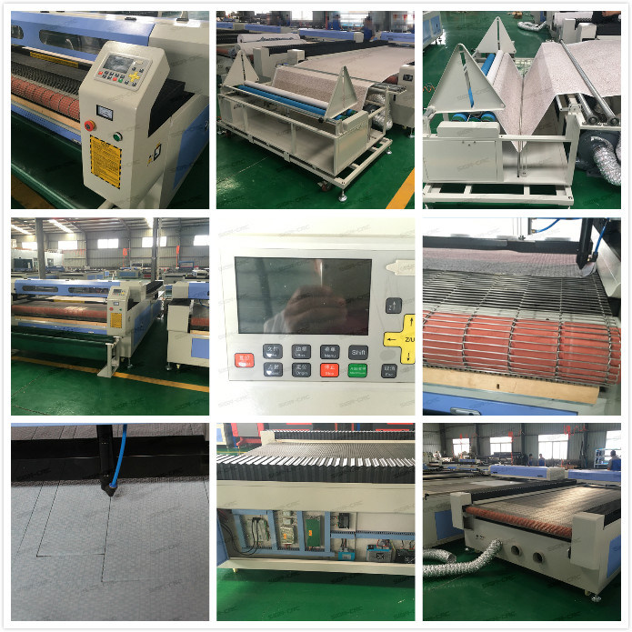 Auto Feeding Garments/Cloth/Leather/Fabric/Textile Laser Cutting Machine 1630