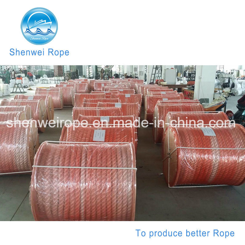 High Grade Polypropylene and Polyester Mixed Fiber Mooring Rope