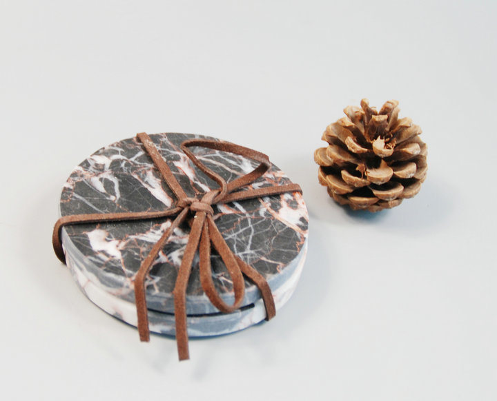 High Quality Coaster in Mosaic Marble