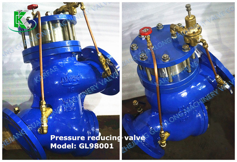 Buildin Strainer Piston Type Adjustable Pressure Reducing Valve (GL98001)