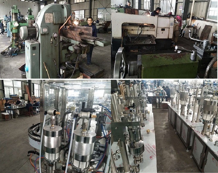 Automatic Skin Care Spray Filling Machine Line for Aerosol Can