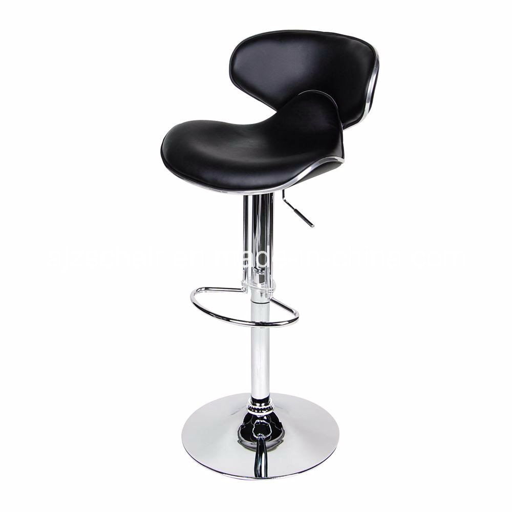 Modern Stainless Steel High Counter Leather Bar Stool Factory Quality Bar Chair