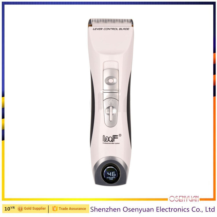 Rechargeable Professional Hair Clipper with LED Displayer