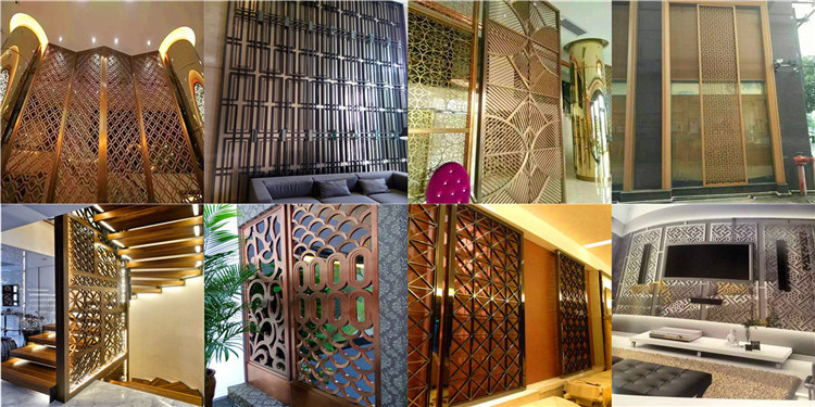 Metal Decoration Material CNC Laser Cutting Panel Screen for Luxury Architectural and Interior Projects