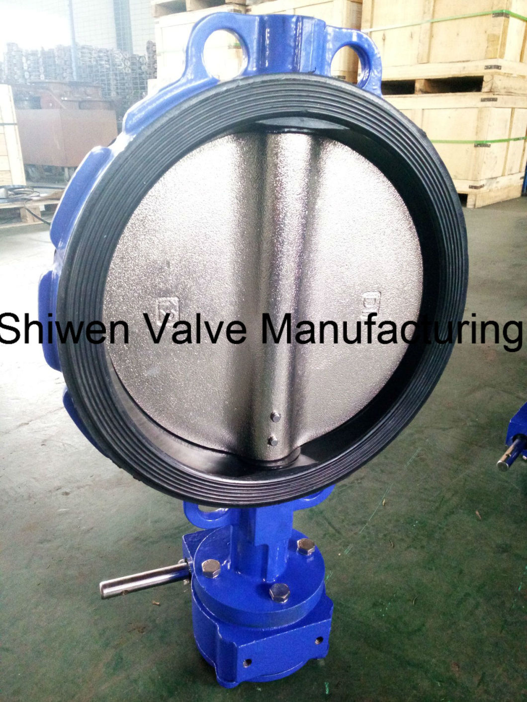 Cast Iron Wafer Butterfly Valve with Gear Actuator