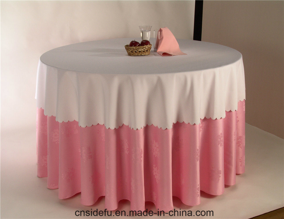 Customized Hotel Round Cheap Dining Table Cloth