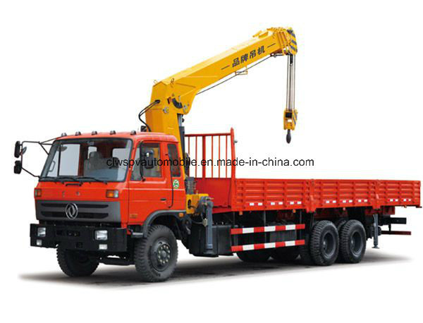 6X4 210HP 10 Tons Heavy Duty Cargo Truck Mounted with Crane