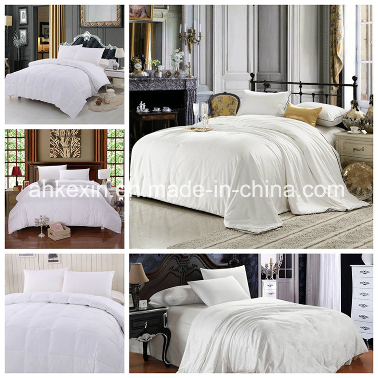 Luxury 90% White Duck Down Comforter Set