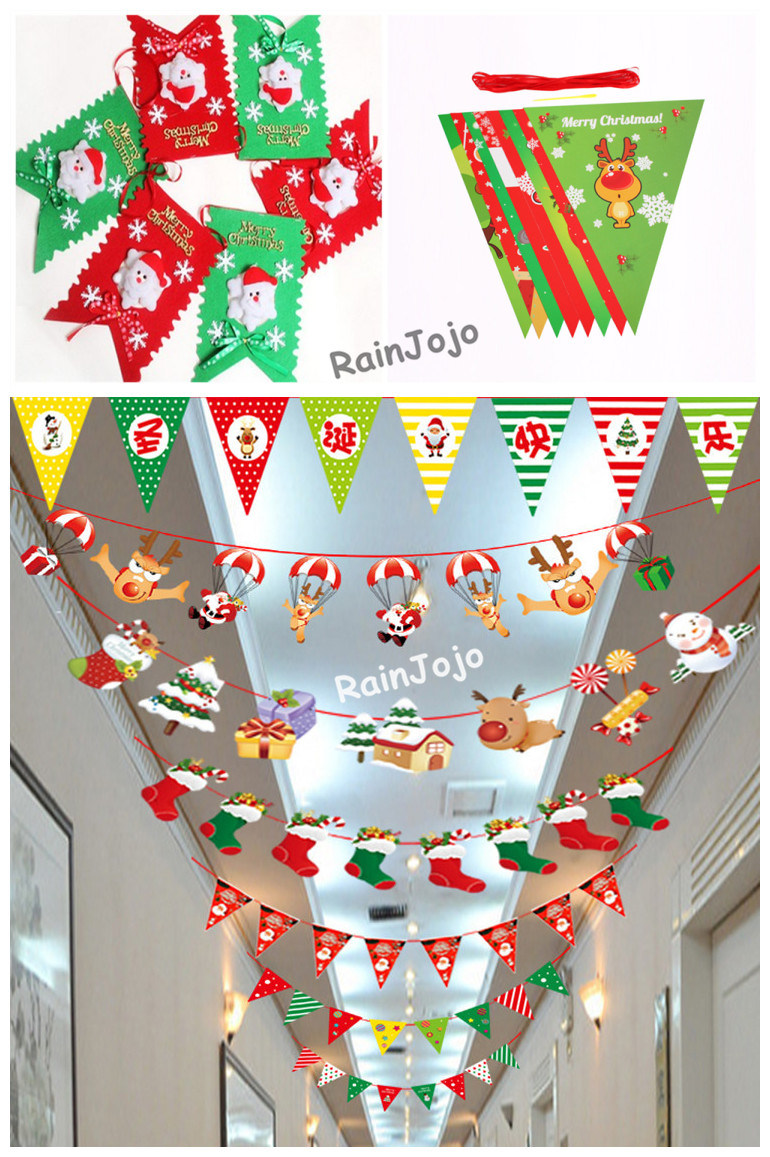 Christmas Decoration Flags for Christmas Party