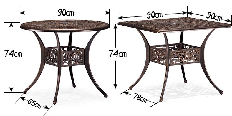 Cast Aluminum Patio Furniture Set Outdoor Furniture