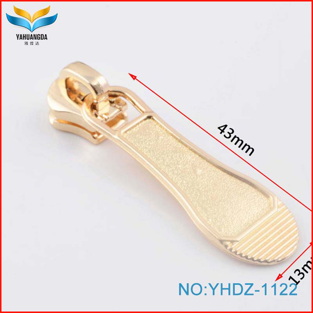 Beatiful Long Oval Shape Metal Puller Metal Zipper Pull