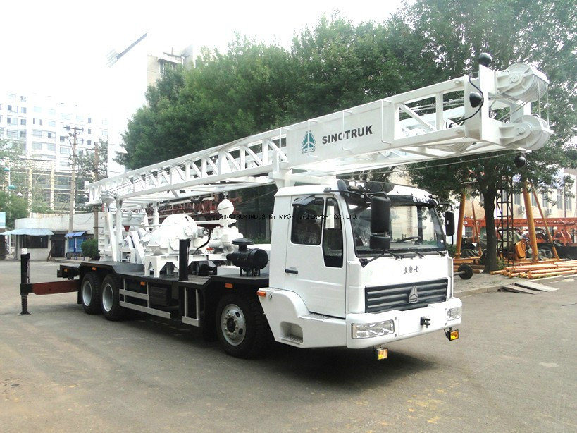 Professional Supply HOWO Truck-Mounted Water Well Core Drilling Rig of 400meters Depth