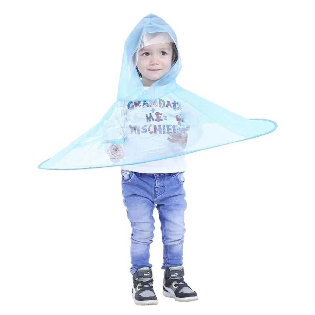 New for Children and Adult Disposable Poncho Waterproof Fabrics Suit Rainwear Raincoat