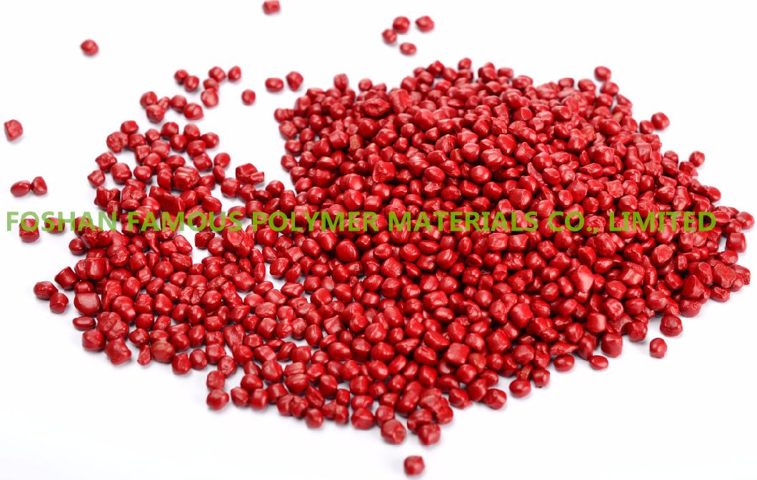 Hot Sale High Pigment HDPE Red Master Batch Plastic Product
