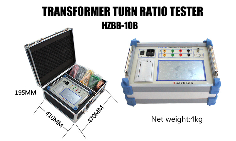 Huazheng IEC60076 Electric Testing Equipment Transformer Turns Ratio Test Set